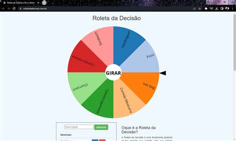 Roleta da Decisão .